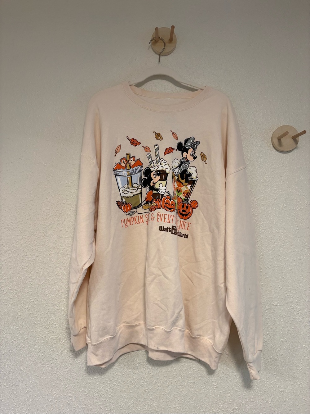 Disney parks fall sweatshirt